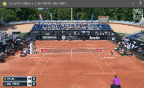 Live tennis stream screenshot