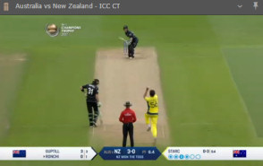 Live cricket stream screenshot