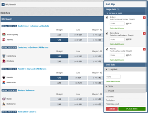 Sportingbet bet slip