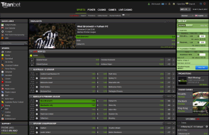 Titan Bet betting interface
