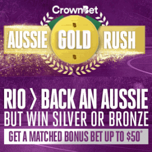 CrownBet Rio Olympics Promo